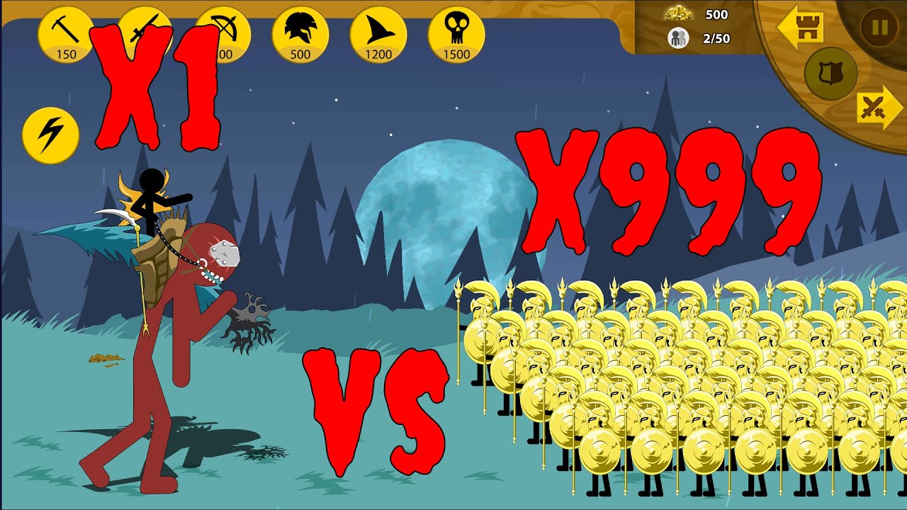 X1 KAIRAIDER ZOMBIES ARMY VS ARMY GODLEN KYTCHU SPEARTON | STICK WAR LEGACY - KASUBUKTQ