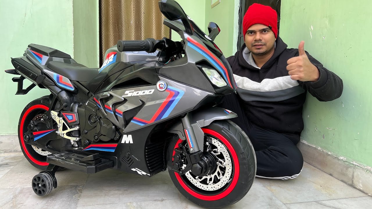 RC BMW S1000RR Bike Unboxing & Testing | Ride on BMW Bike | Shamshad Maker 🔥🔥
