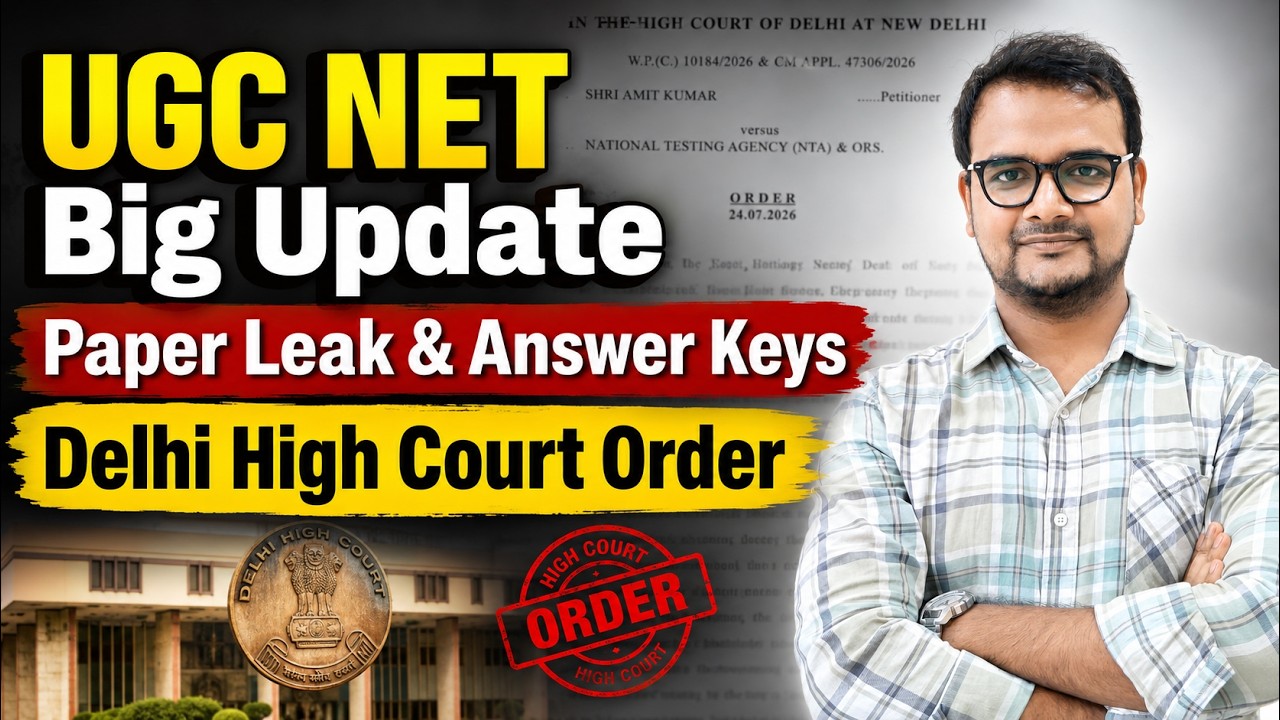 Big Update | UGC NET Answer Keys & Paper Leak High Court Order Explained | UGC NET 2026 | UGC NET