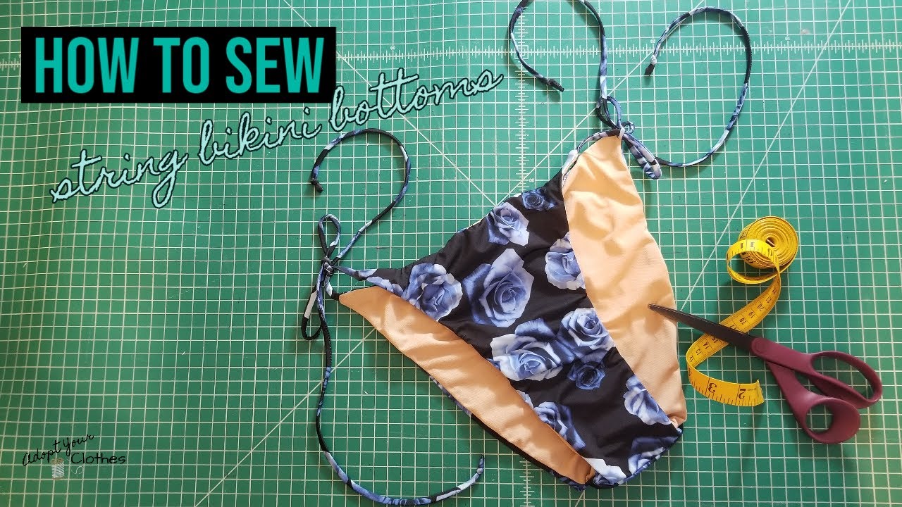 How to Sew a String Bikini Bottom with Side Ties