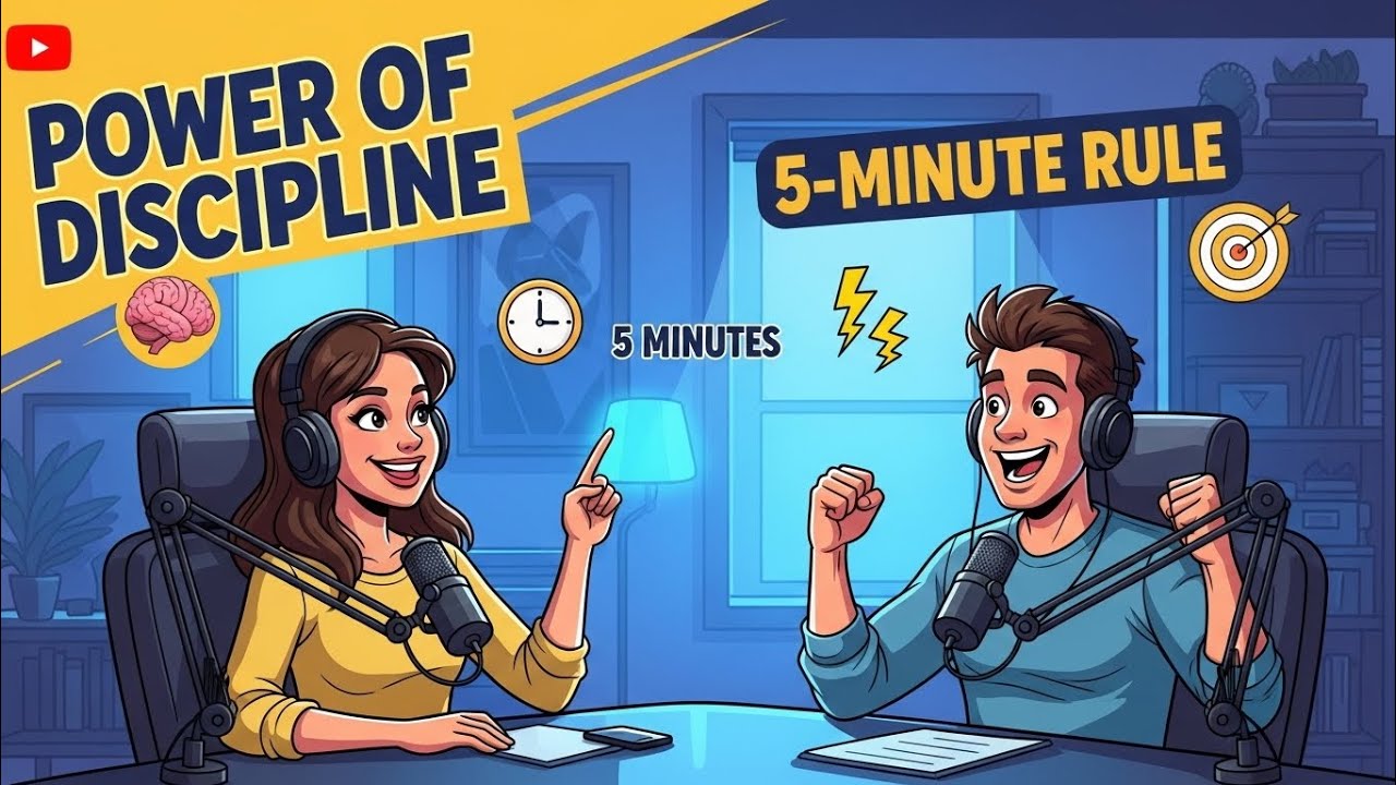 The Power of Discipline | 5-Minute Rule to Stop Being Lazy & Take Control of Your Brain