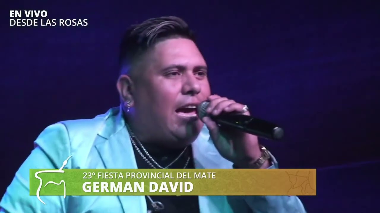 German David en Vivo - Fiesta Provincial del Mate 2024 Las Rosas