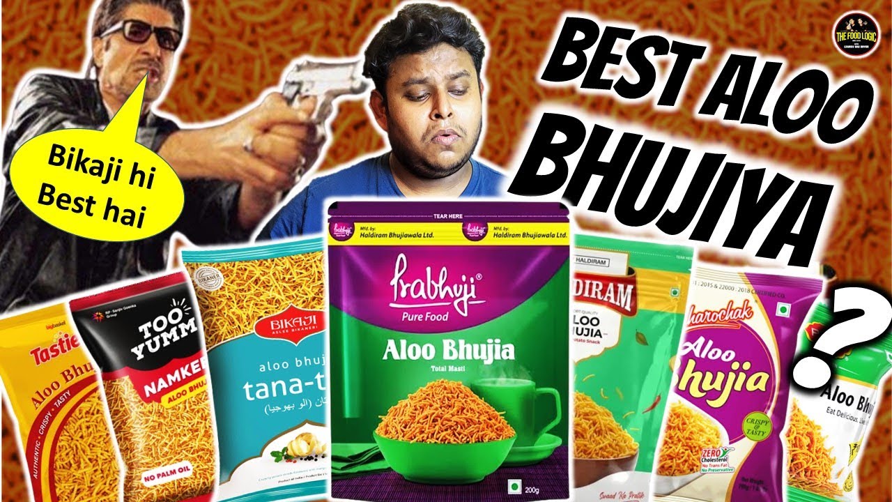 We Found the BEST ALOO BHUJIA Brand in INDIA! 😍 | Best Namkeen Brand In India? | The Food Logic