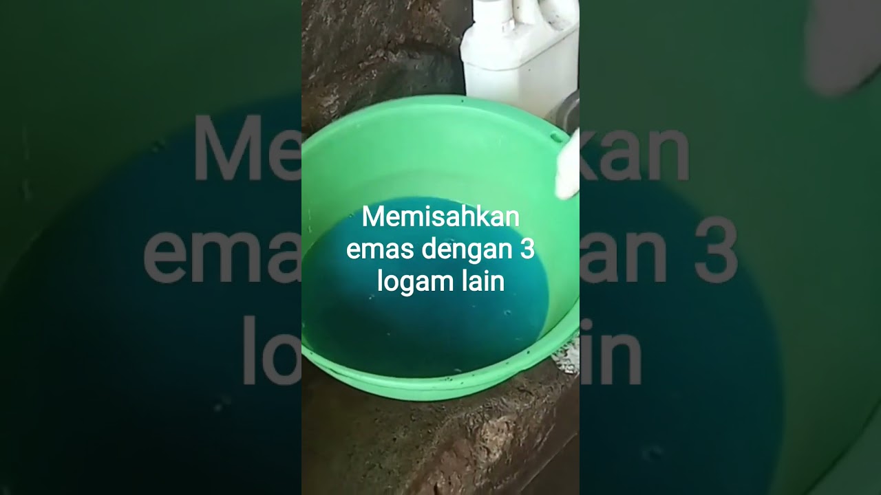 memisahkan emas dengan 3 logam lain