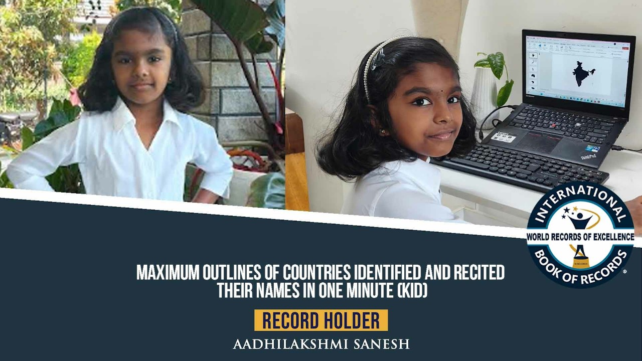 MAXIMUM OUTLINES OF COUNTRIES IDENTIFIED AND RECITED THEIR NAMES IN ONE MINUTE (KID)
