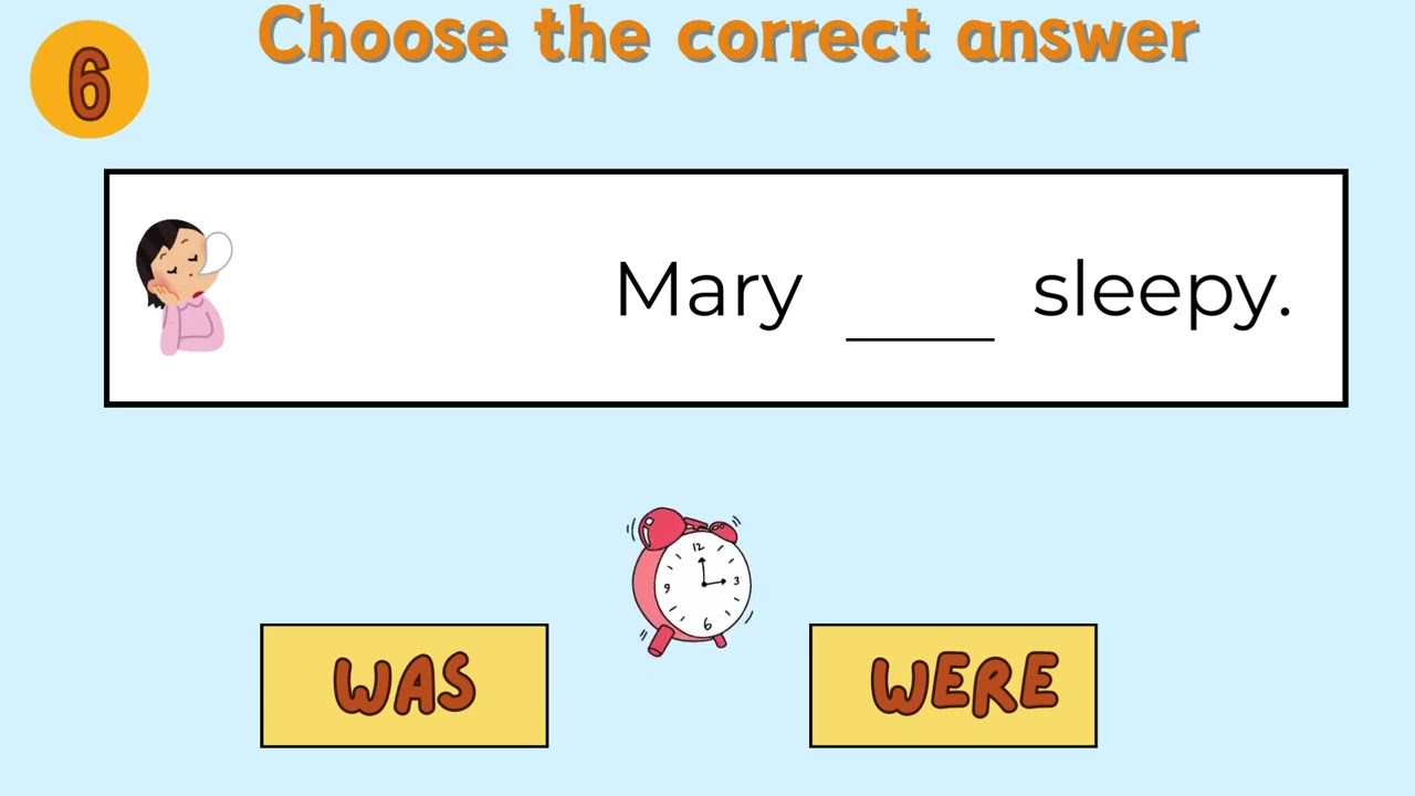 WAS - WERE | Grammar Test