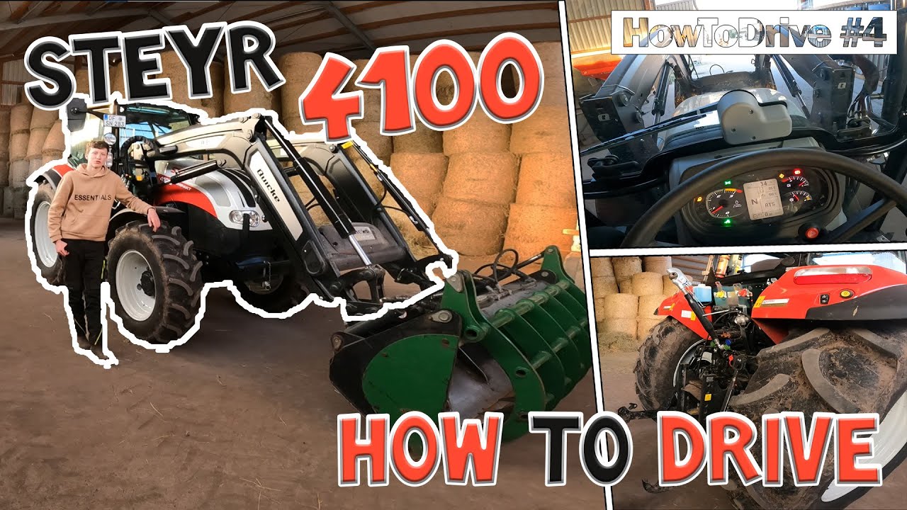 HowToDrive #4 | Steyr Kompakt 4100 - Erklärung & Probefahrt | CabView, Sound