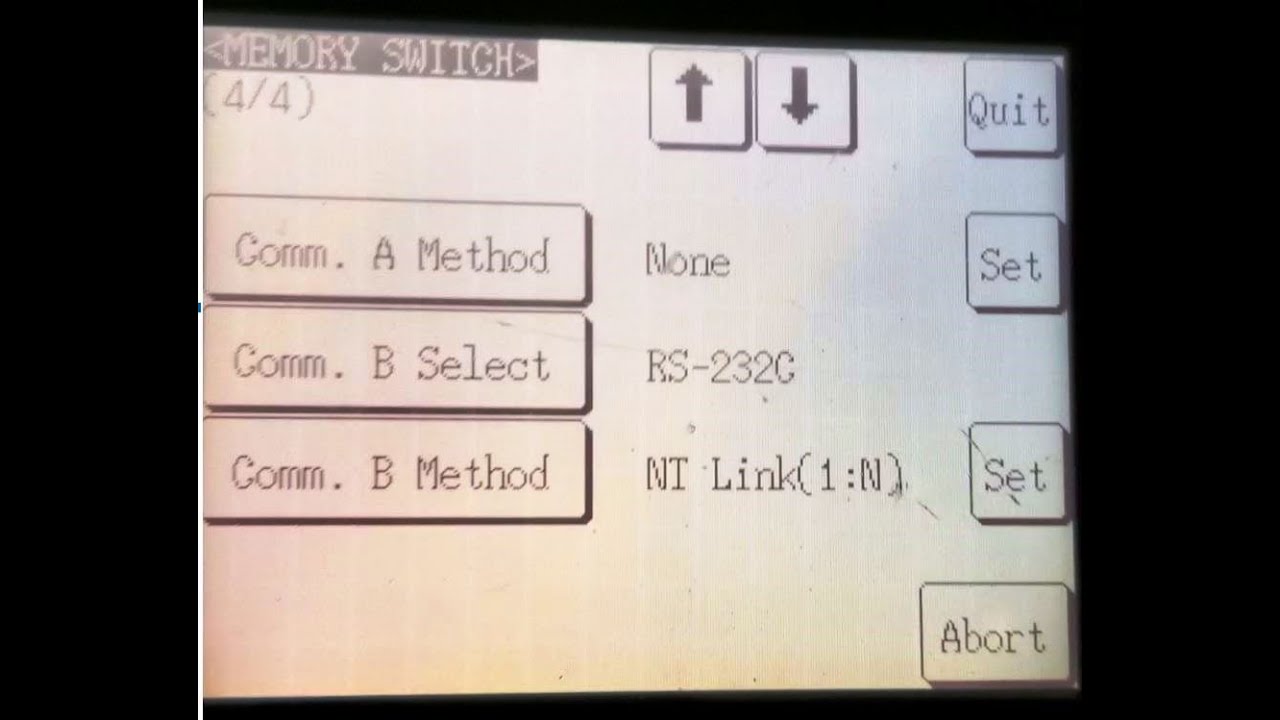 Respaldo de pantalla HMI Omron NT31 - NT21.