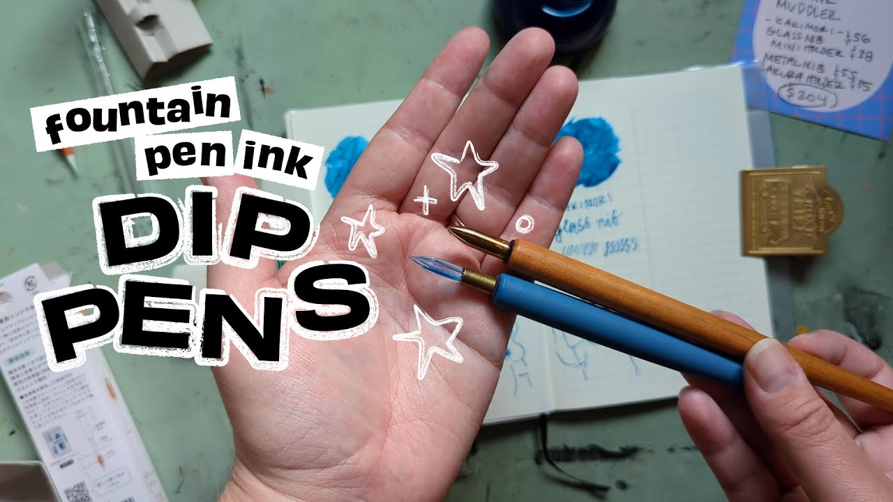 Dip Pens! $8 vs. $94! | testing out sailor, dominant industry, and kakimori dip pens and nibs