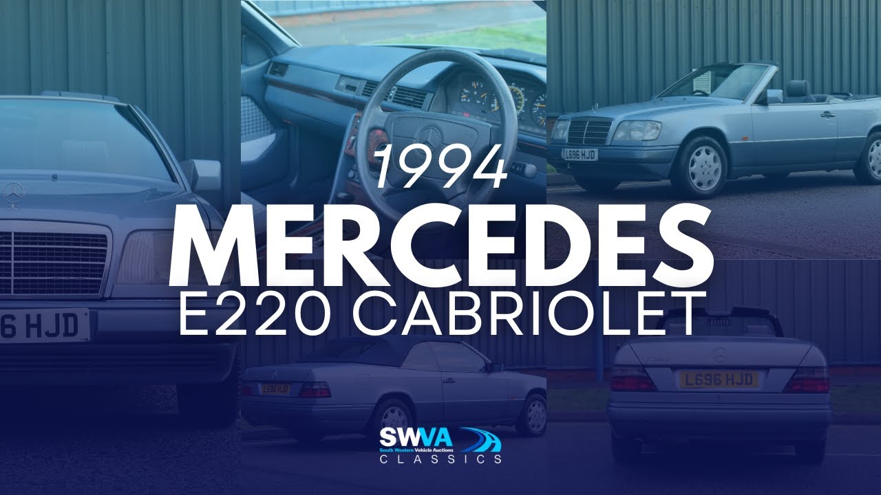 LOT 79 - Mercedes E220 Cabriolet 1994 | SWVA 31st October 2024 Autumn Classic Car Auction