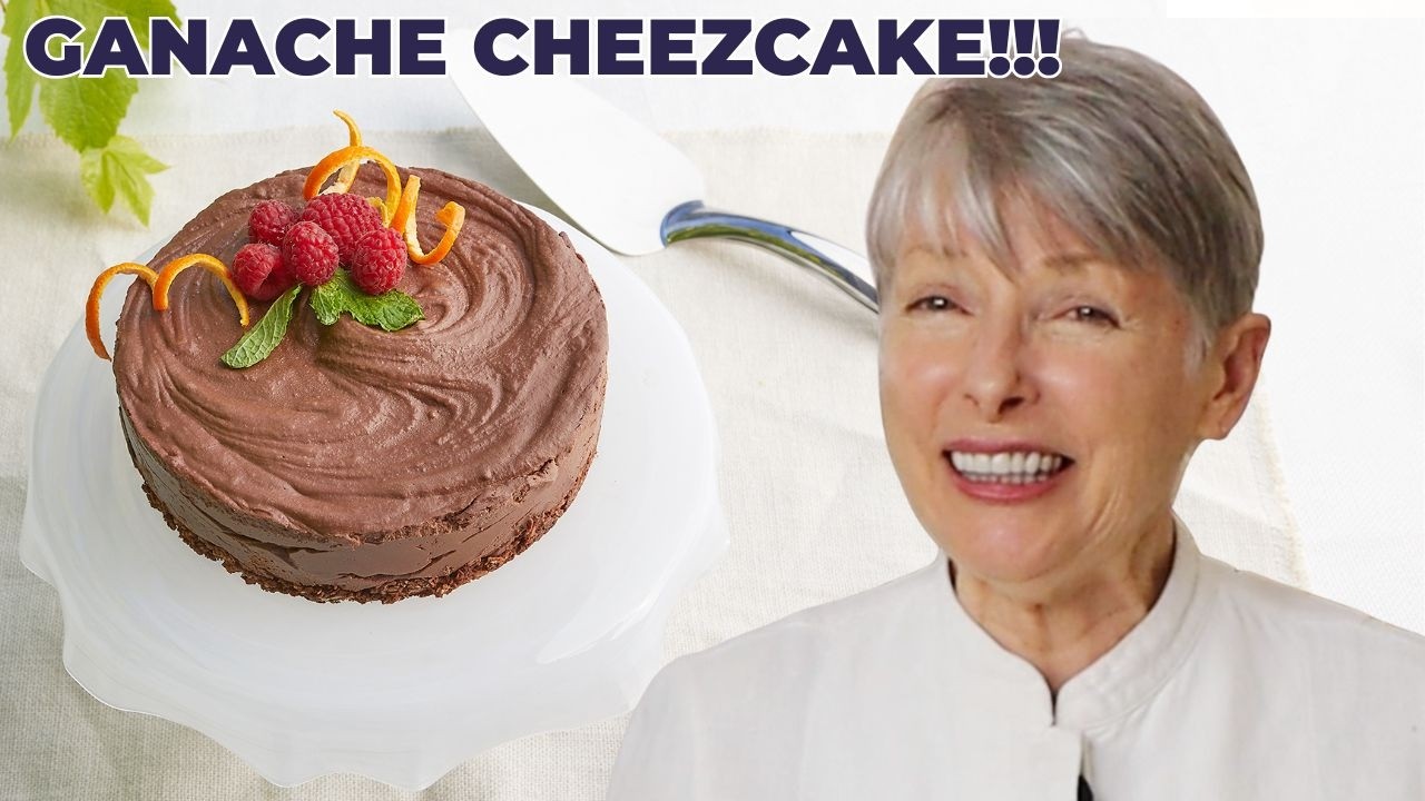 Your favorite chocolate dessert in 10 minutes! Ganache cheesecake anyone can make!