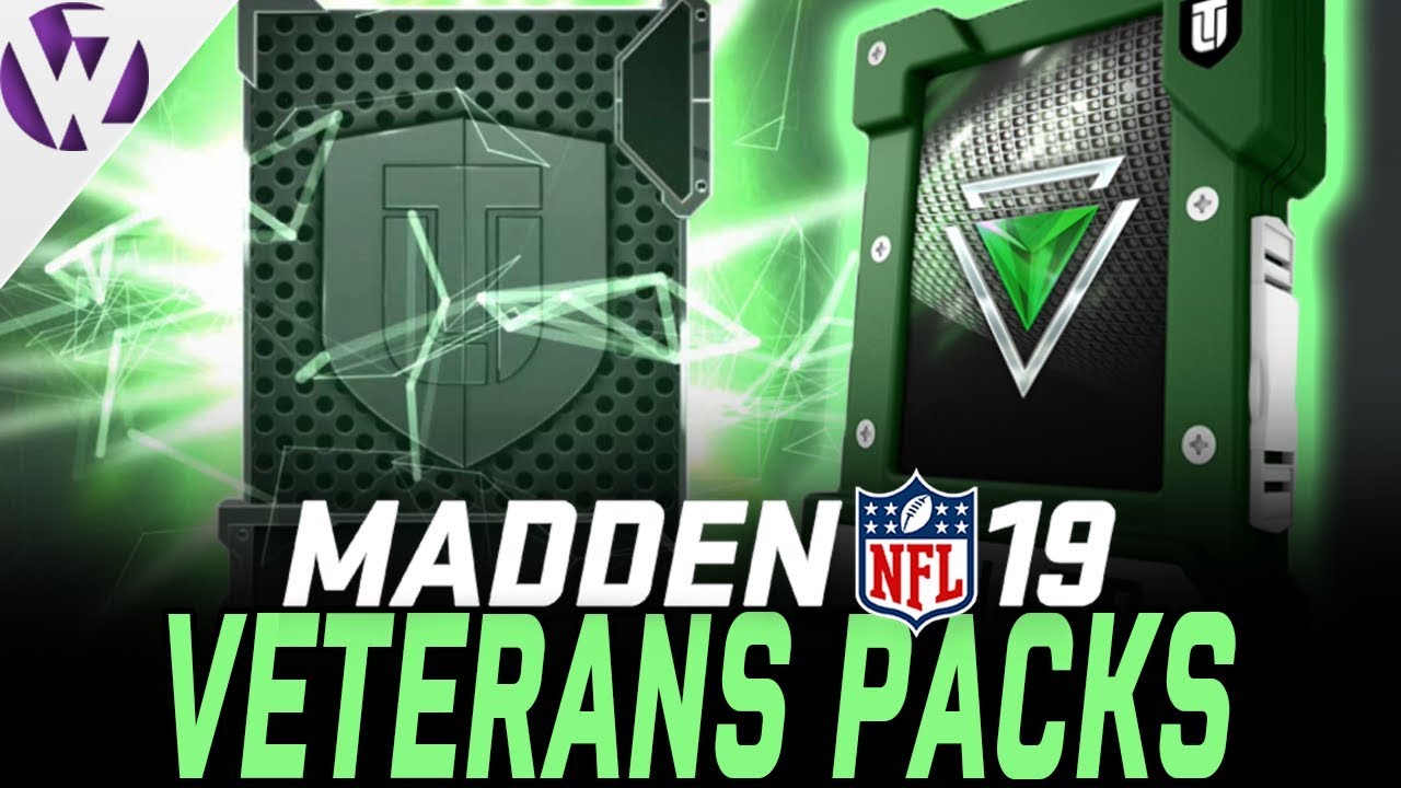 5 VETERANS PACKS!! - Madden 19 Veterans Pack Opening