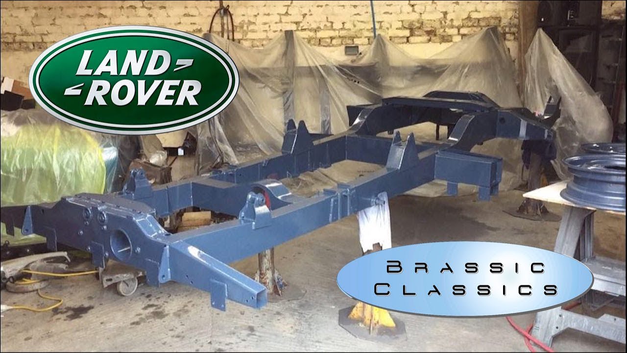Land Rover Series 1, 107. Chassis preparation & painting.