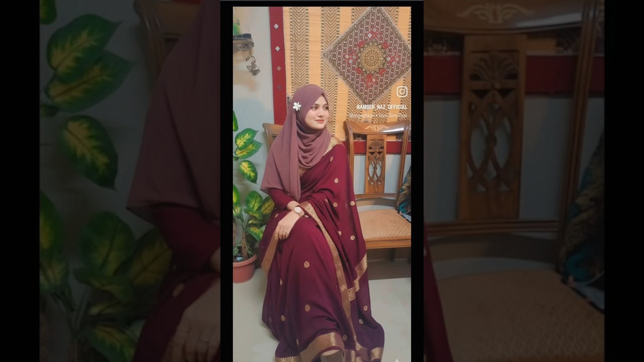 Saree pehnne ka armaan pura huwa Essi Bahane😁😆😆🙈🙈🙈