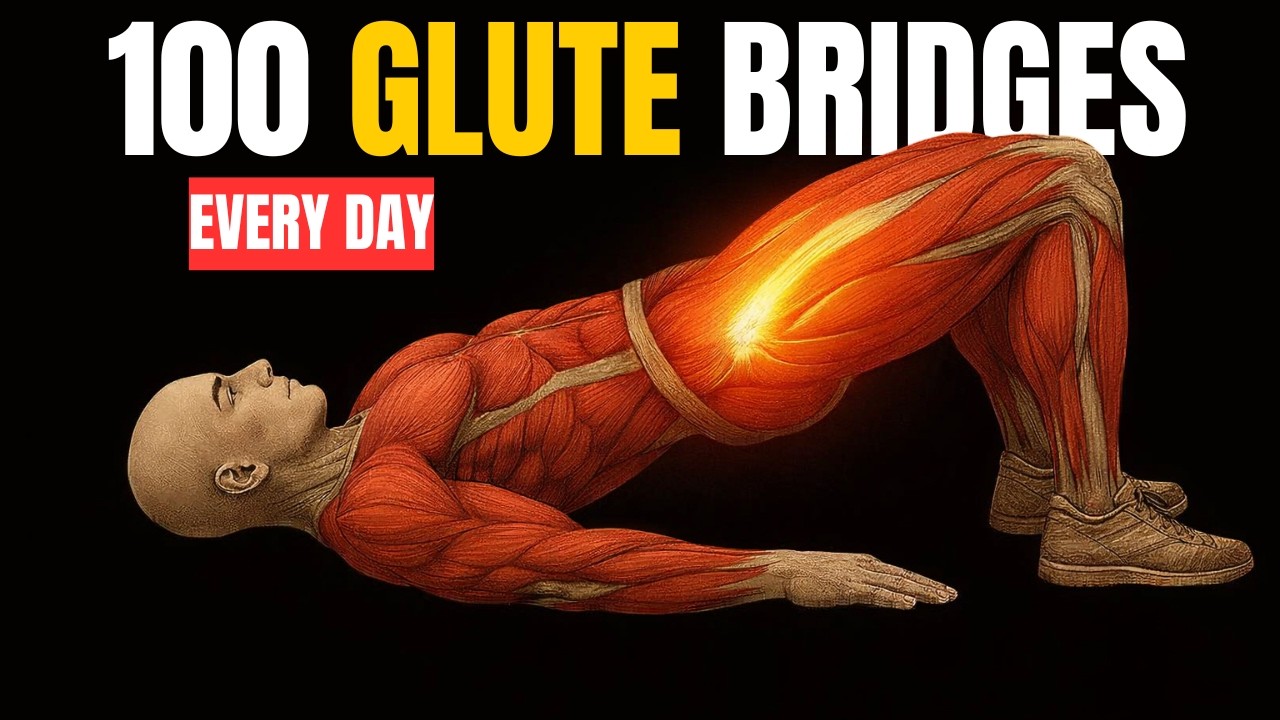 Что произойдёт, если делать по 100 ягодичных мостиков каждый день в течение месяца?