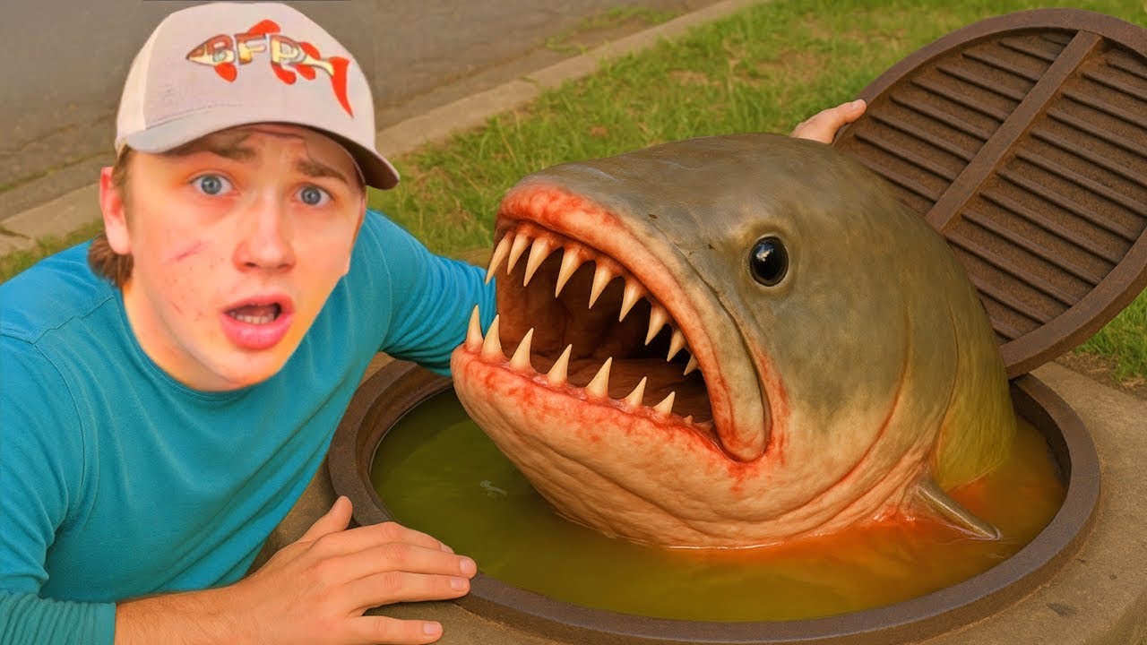 &iexcl;Encontr&eacute; una alcantarilla llena de peces alien&iacute;genas rar&iacute;simos!