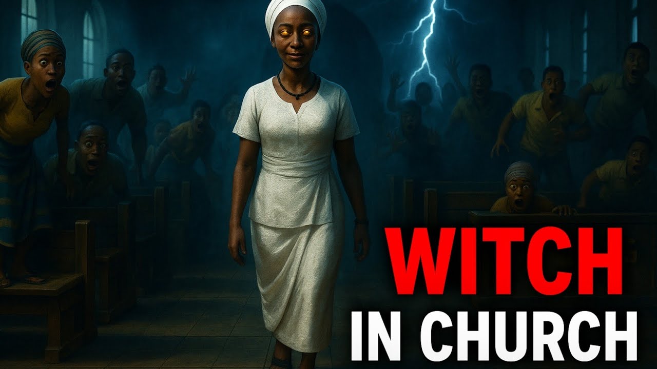 “The Witch in Church — What Happened When the Doors Locked Themselves (African Folktale)”