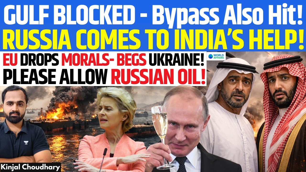Putin Assures India Uninterrupted Oil Amid Hormuz Blockade! Fujairah Hit! EU Pushes Zelensky! Kinjal