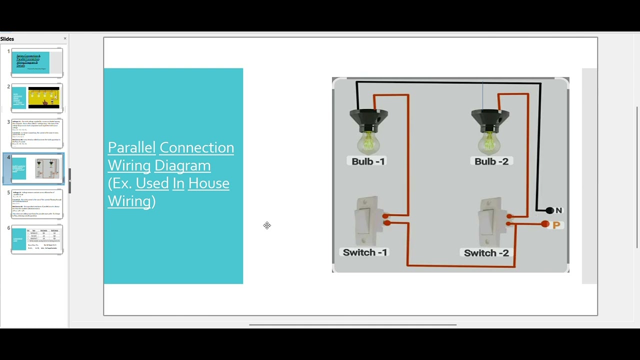 Series Connection & Parallel Connection Wiring Diagram & Details With Equation 