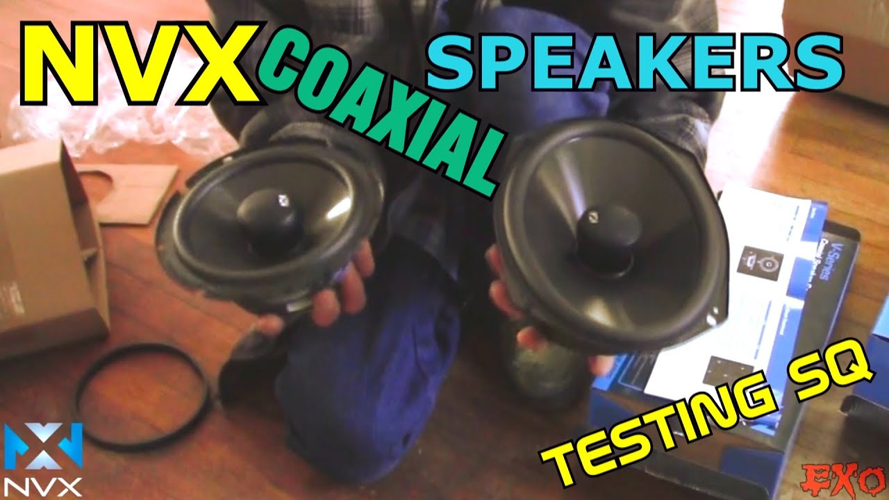 NVX 2-way Coaxial Speakers | VSP69 & VSP65 Testing w/ RCA Wires & Car Audio Line Output Converter
