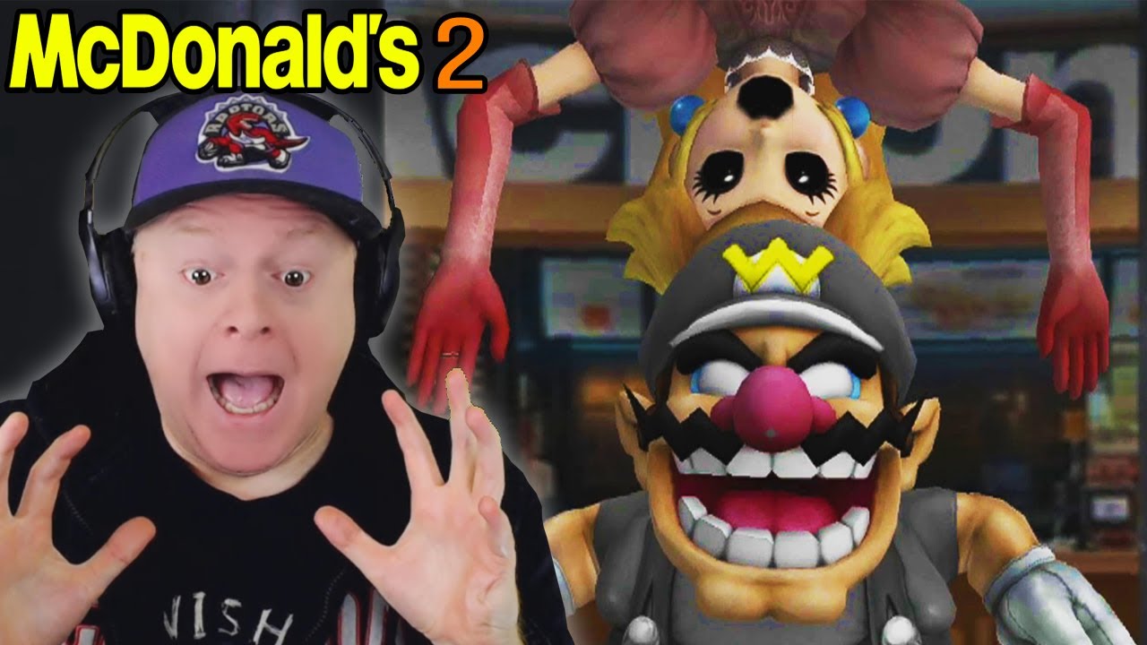 DOUBLE TEAMED BY PRINCESS & WARIO | FNAW: MCDONALDS 2 - NIGHTS 4 5