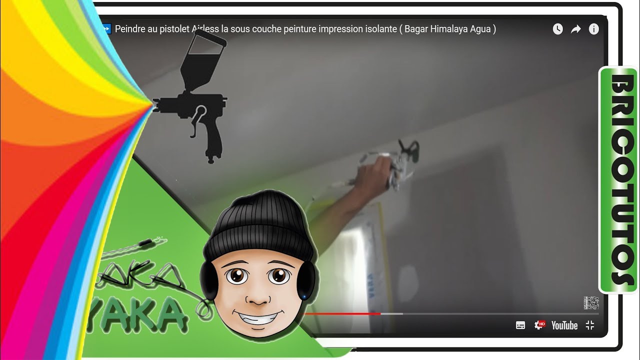 13/20 ⏩ Peindre au pistolet Airless sous-couche peinture impression isolante ( Bagar Himalaya Agua )
