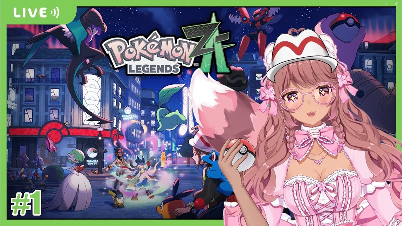 【POKÉMON LEGENDS: Z-A - PART 1】Starting a Legendary Playthrough! 💫 Trainer Momoka Wants to Battle! 💥