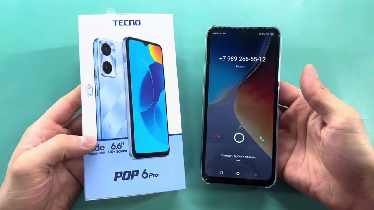 Unboxing a New Cool Phone TECNO POP 6 Pro/ Incoming Call