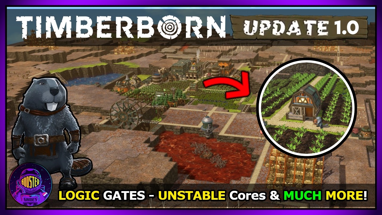 LIVE | Growing Our SPILLAGE Colony with Food, Logic Gates & Automation! - Timberborn 1.0 Gameplay
