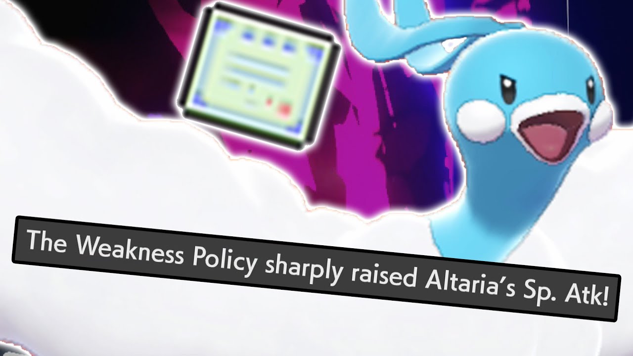 WEAKNESS POLICY ALTARIA IS HERE
