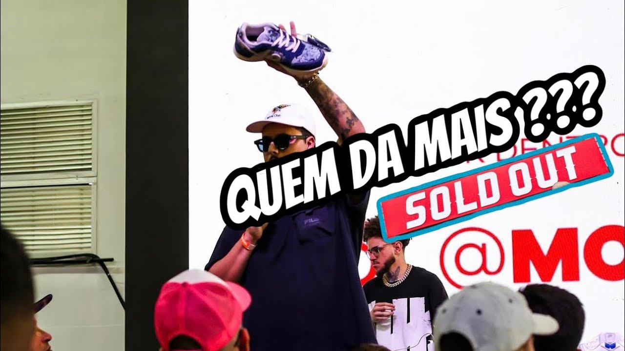 LEILÃO DE SNEAKERS NO EVENTO (SOLD OUT). QUEM DA MAIS ???