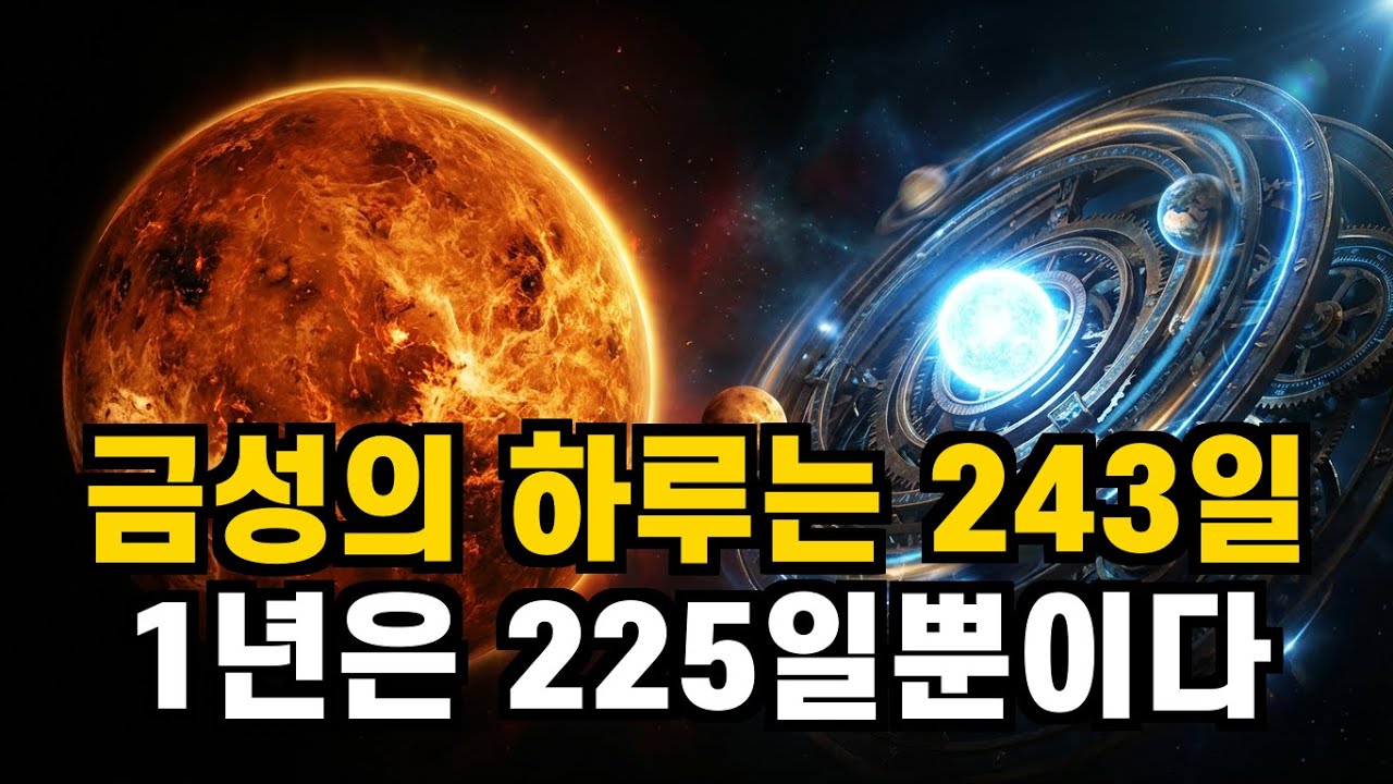 금성의 비밀: 하루가 1년보다 길다고? #교양다큐 #금성의역설