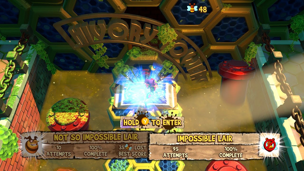 Yooka-Laylee and the Impossible Lair - 100% Impossible Lair - No bees
