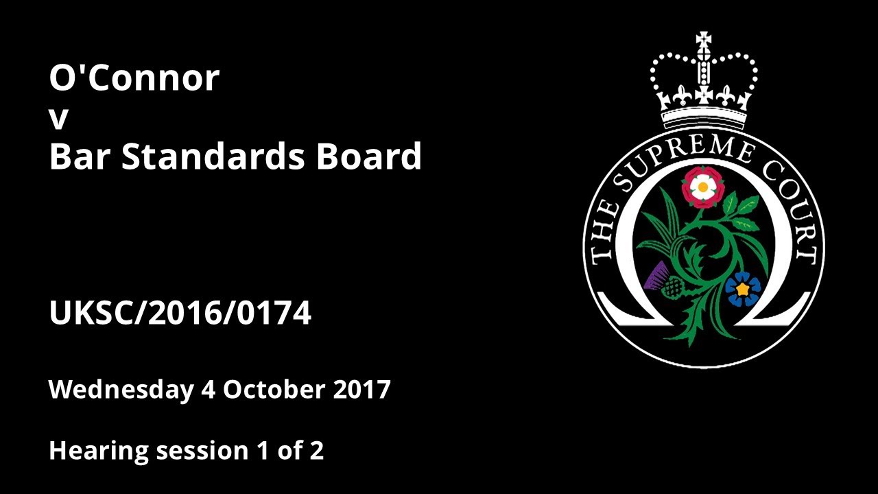 O'Connor v Bar Standards Board