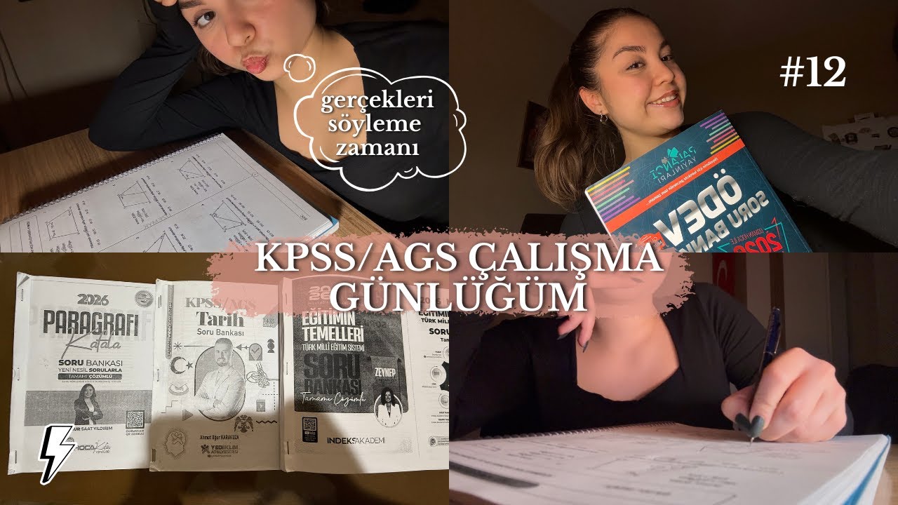 AGS/KPSS çalışma günlüğüm12| kütüphane yerine evde çalışalım, konuşmamız gerekenler var, dertleşelim