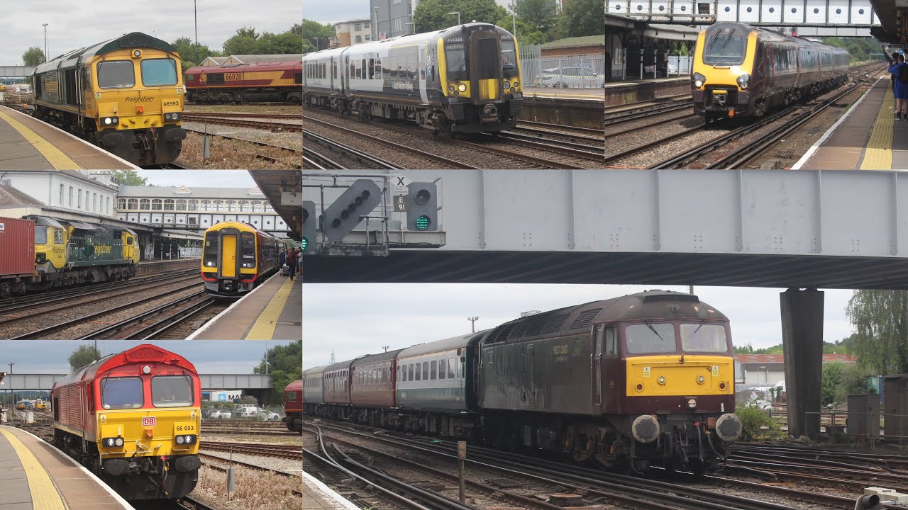 Trains at Eastleigh 25/06/2025