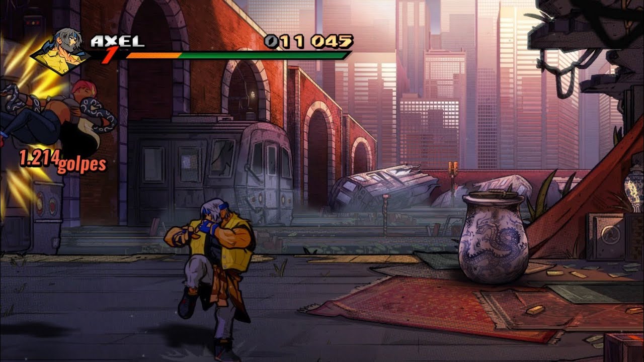 Streets of Rage 4 - Axel stage 1 perfect full combo mania+