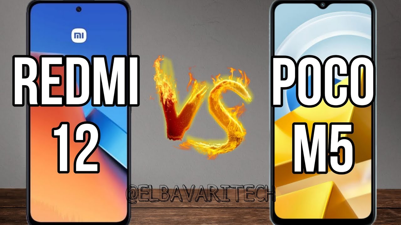 مقارنة بين  Redmi 12 vs Poco m5