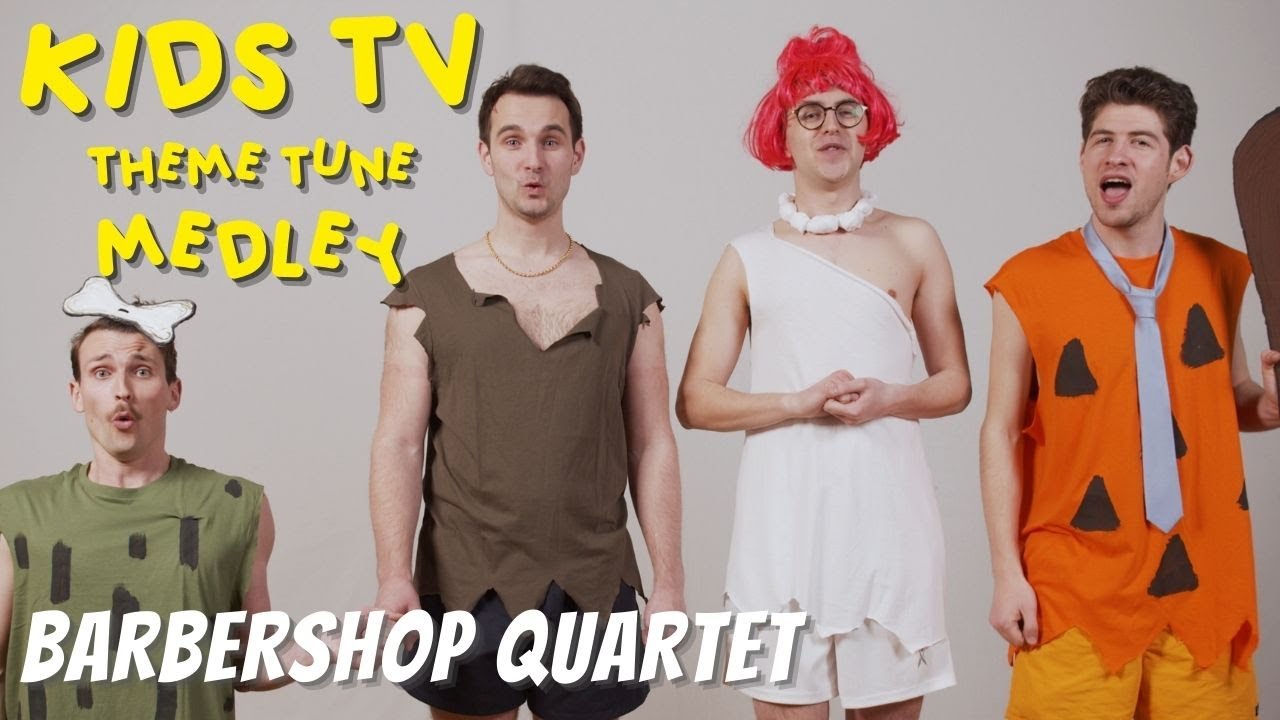 A CAPPELLA KIDS TV THEME TUNE MEDLEY | The Ashatones Barbershop Quartet | A Cappella Cover