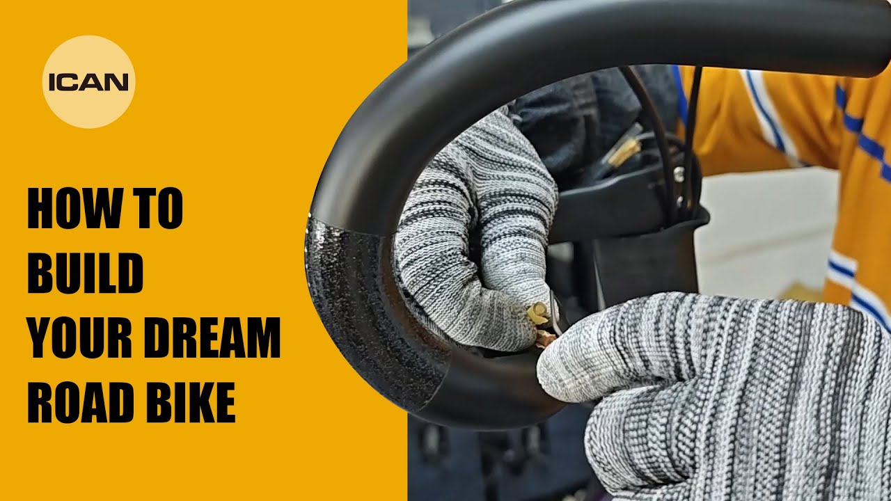 Build your dream bike: ICAN Flyee carbon fiber road bike assembly guide.#icancycling #flyee