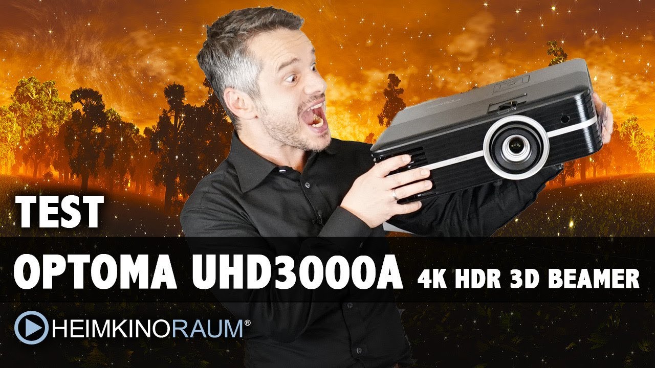 Test: Optoma UHD3000A mit 4K HDR 3D - Klassenbester Beamer unter 2000 Euro!