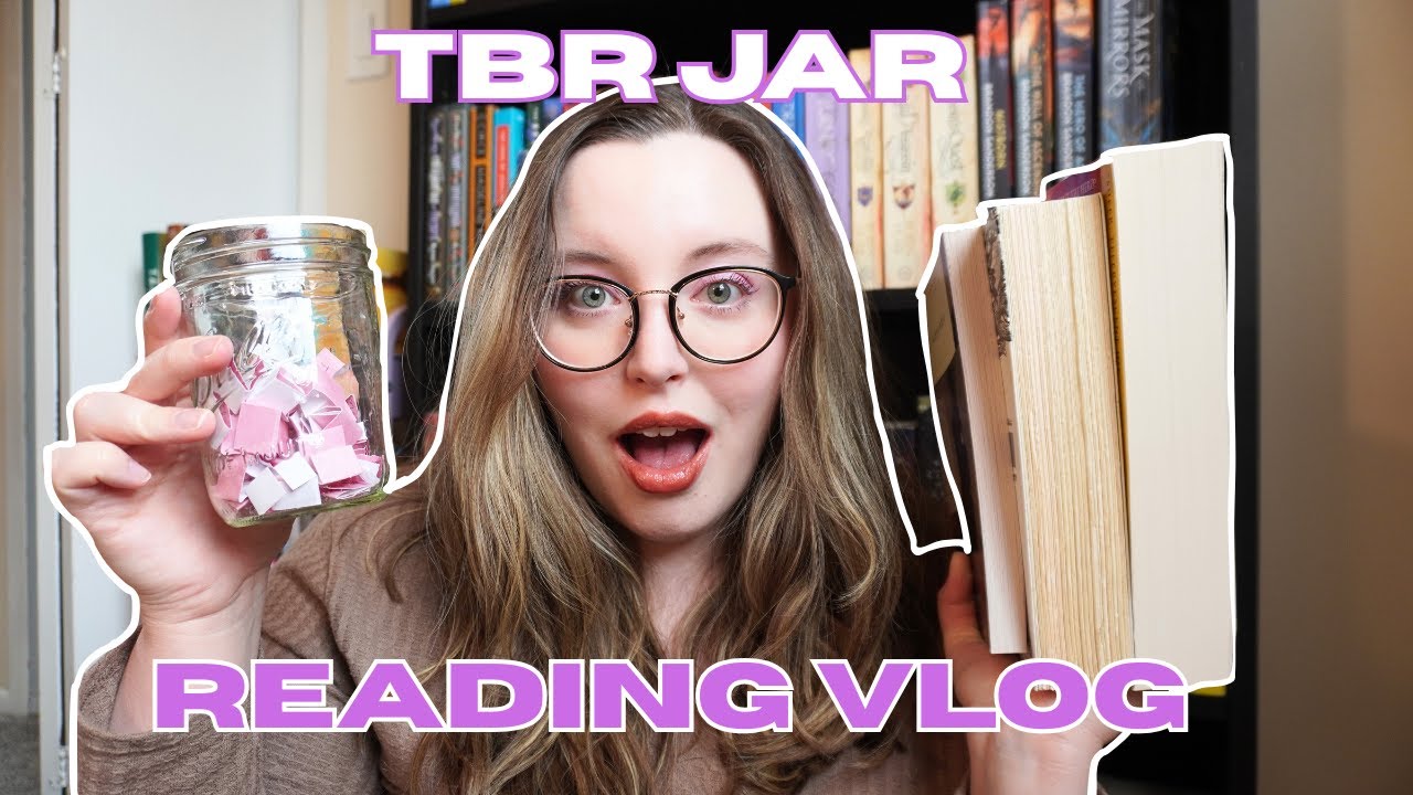 TBR JAR READING VLOG 😅 🙃 forcing myself to read the books I own