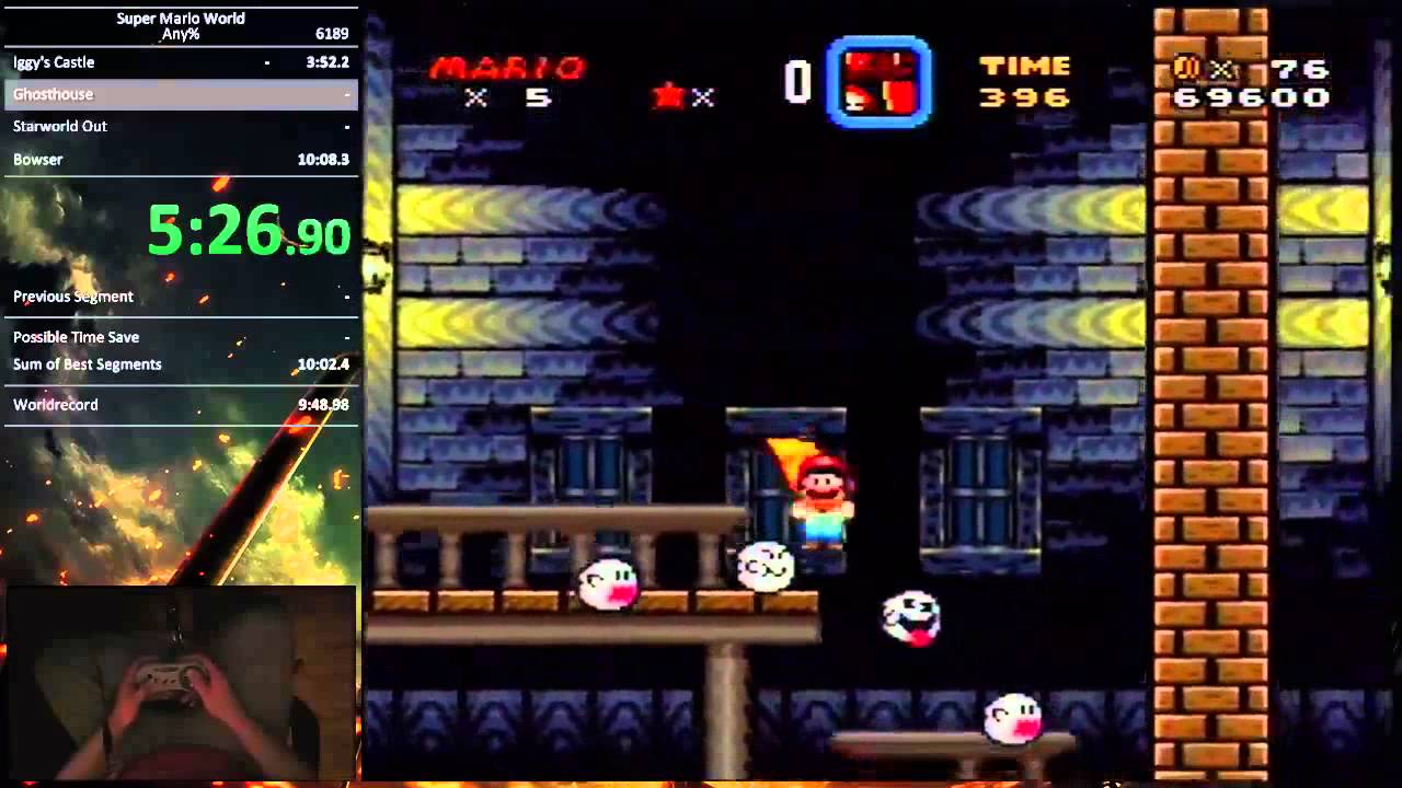 Let's Speedrun | Super Mario World completed in 10 minutes (German record) | Commentary (German)
