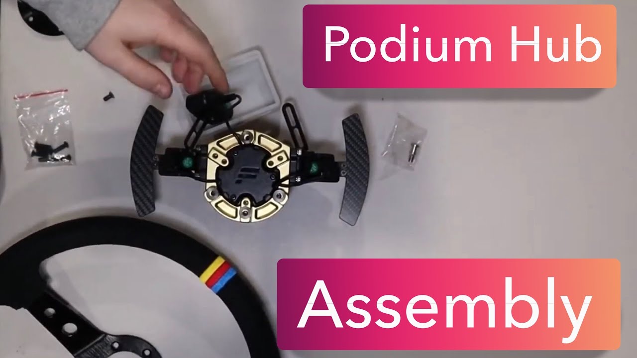 Fanatec Podium Hub , Shifters , and Cluster Button Pack -  Unboxing & Assembly