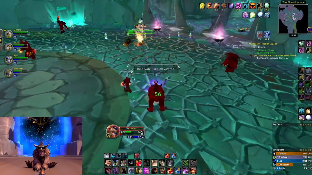 WoW TBC Classic Heroic Dungeons - Feral Druid