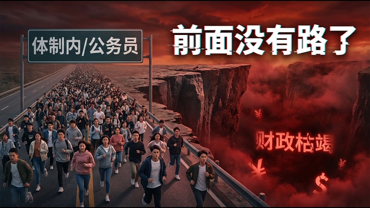 2025国考341万人疯狂内卷：这是全民做空中国经济！智力浪费与财政癌变，铁饭碗还能端多久？ #中国经济 #公务员 #一言