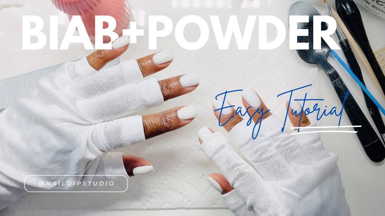 BIAB + POWDER.. Create the Perfect Summer Dip/Gel Manicure using Nail Dip Studio Products..