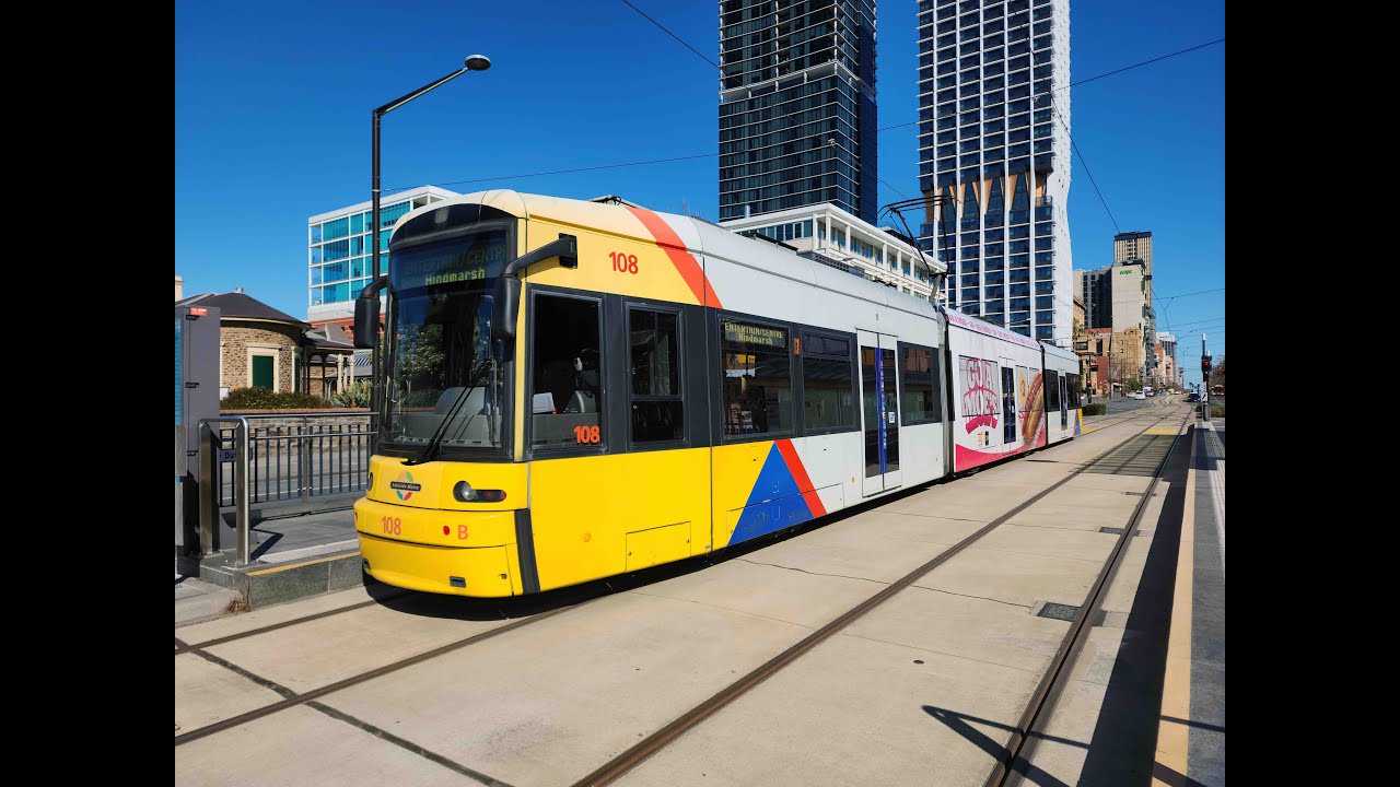 TRAMS IN ADELAIDE - Flexity Trams and Citadis Trams