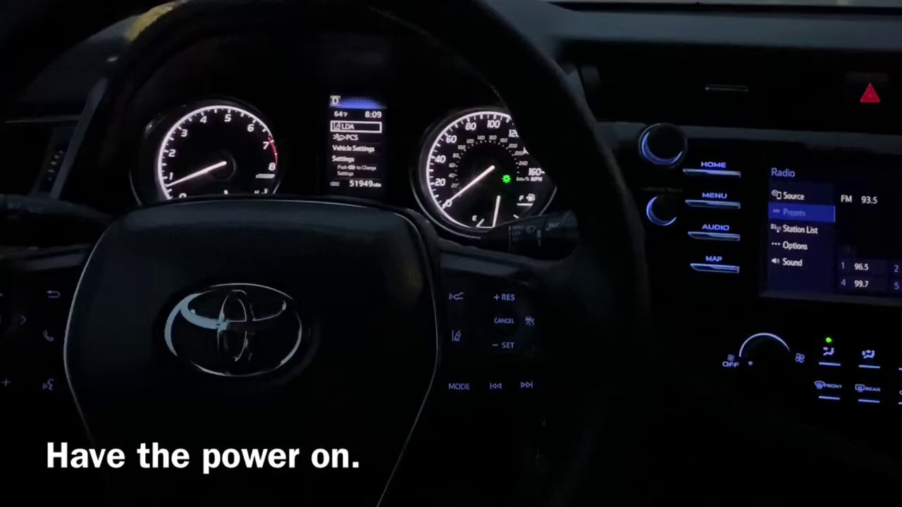 Connect or remove Phone to 2017 2018 19 Toyota Camry Bluetooth
