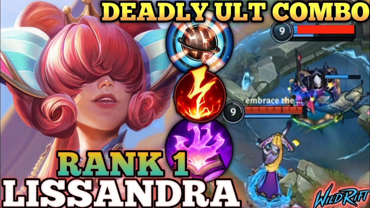 LISSANDRA BEST META BUILD! ONE COMBO DELETE - TOP 1 LISSANDRA GLOBAL BY embrace the pain - WILD RIFT